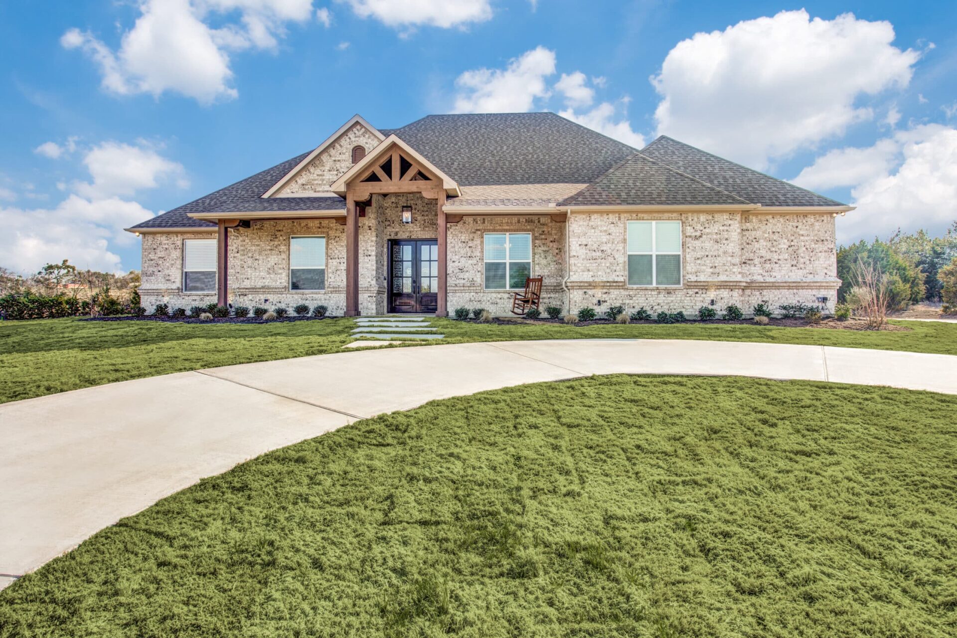 Ranch Style, custom home built in Aledo · 2018
