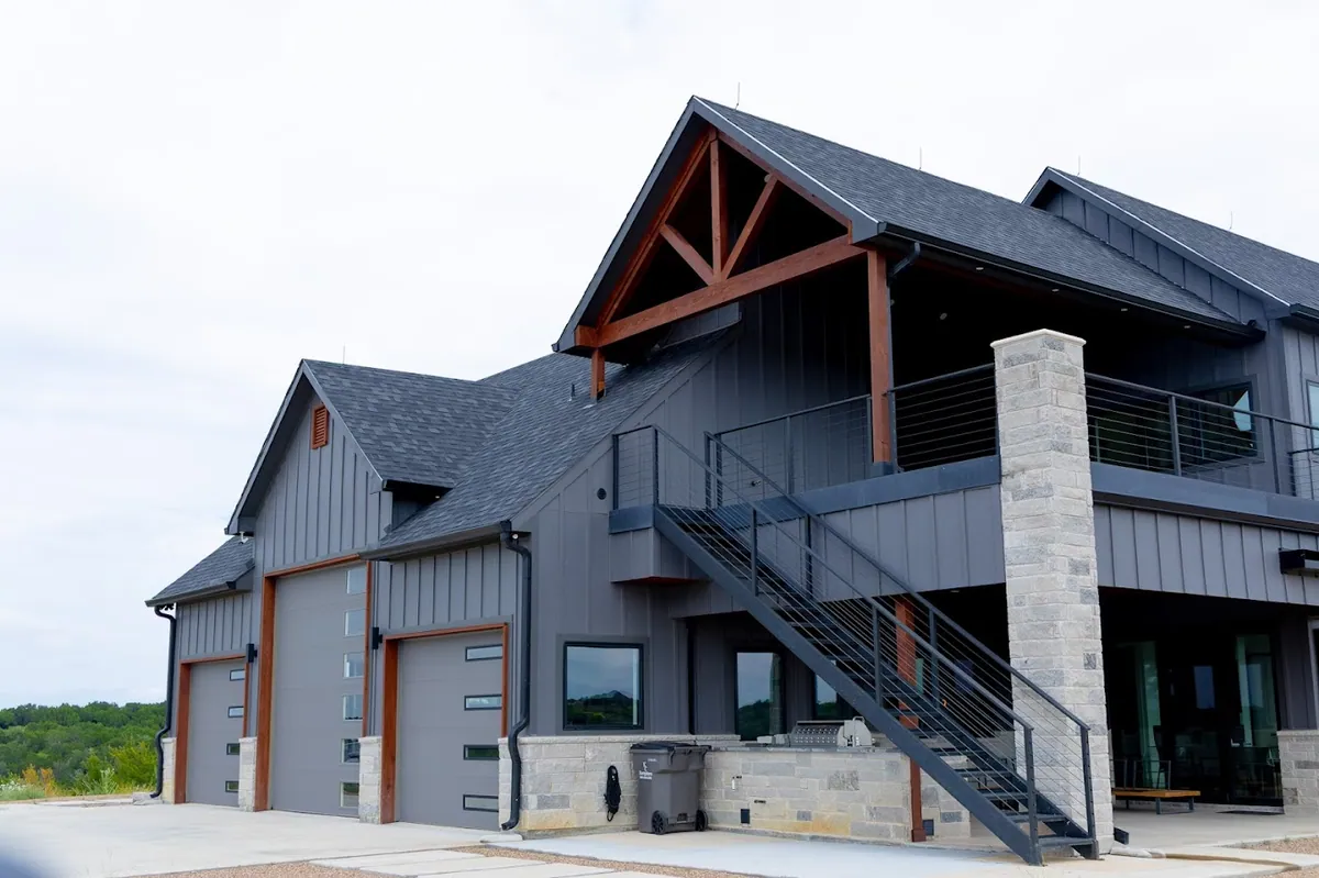 Custom home built on acreage in North Texas