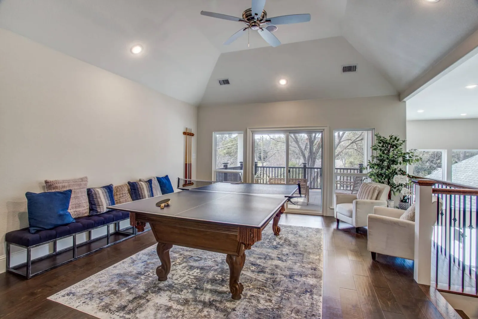 Hillside Modern game room